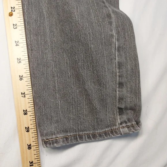 LEVI'S 511 Skinny Leg Low Rise Gray Denim Jeans W29 L29 - Picture 12 of 13